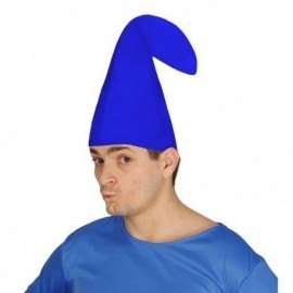 Gorro enanito azul sombrero gnomo elfo