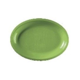Plato oval verde acido 315 cm pp bandeja