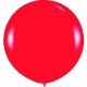 Globo balon rojo fashion solido r-36 90 cm unidad