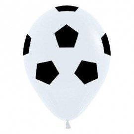 Globo balon de futbol r12 30 cm 12 und