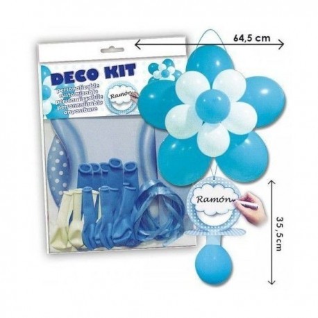 Decoracion globos kit chupete niño baby shower