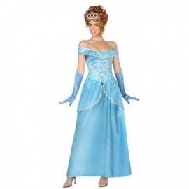 Disfraz de princesa azul la cenicienta tallas m-l y xl