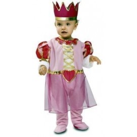 Disfraz de princesa rosa bebe 7 a 12 meses niña