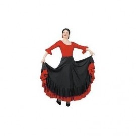 Falda bailaora flamenca para mujer tallas