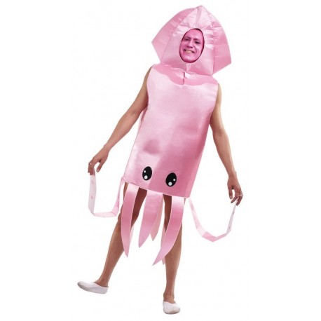 Disfraz de calamar para hombre adulto talla ml