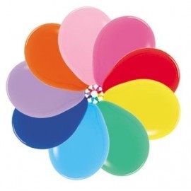 Globos de colores surtidos 30 cm R12 Sempertex