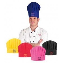Sombrero cocinero colores surtidos unidad