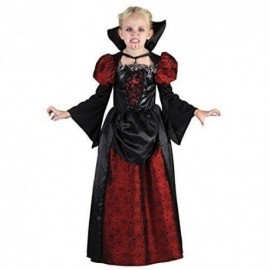 Disfraz de vampiresa deluxe infantil para niña