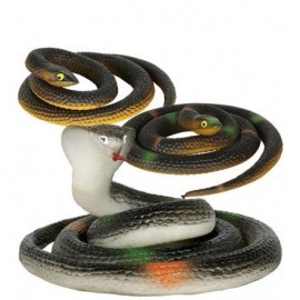 Serpientes de latex para decoracion 70 cm Unidad