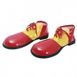 Zapatos de payaso rojos deluxe