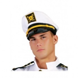 Gorra de capitan de barco para adulto