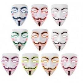 Mascara con luz led Anonymous V de Vendeta