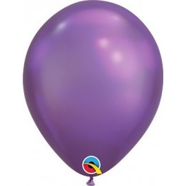 11" Rnd Chrome Purple 25Ctqualatex Plain Latex