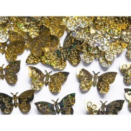 Confeti mariposas oro 15 gr de 2.1x3.8 cm