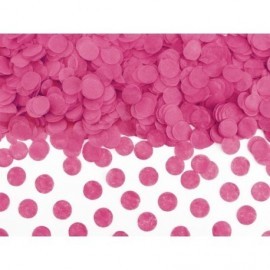 Confeti rosa fucsia 15 gr de 1,6 cm
