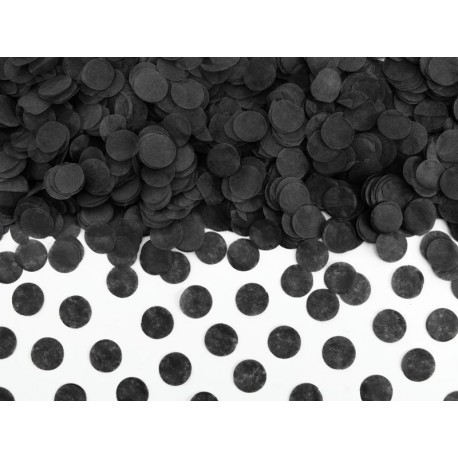 Confeti negro 15 gr de 1,6 cm