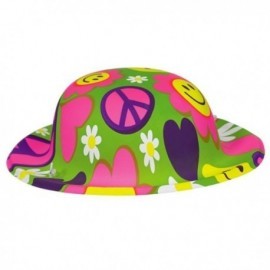 Sombrero hippie plastico 16cm x 14cm x 7cm