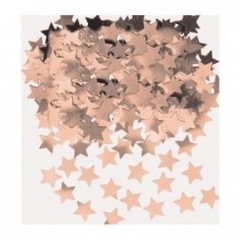 Estrellas de confeti color cobre 14gr