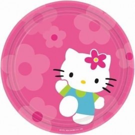 Platos Hello Kitty 8 uds de 23 cm