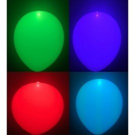 Globo baratos con luz led de colores que cambia de color 5 uds