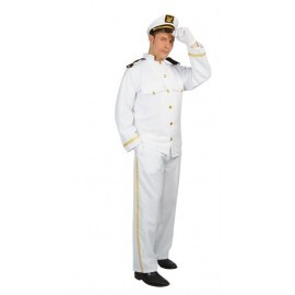 Disfraz de capitan de barco crucero yate 80239 gui