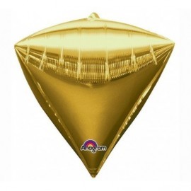 Globo diamante oro 38 x 43 cm helio foil decoracio