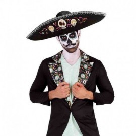 Sombrero mexicano dia de los muertos hallow een